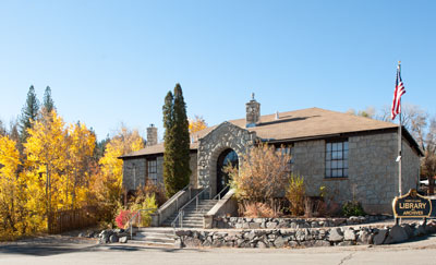 Point of Historic Interest: Webster School in Markleeville, California