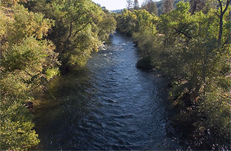 Highway 49 Over Mokelumne River, California