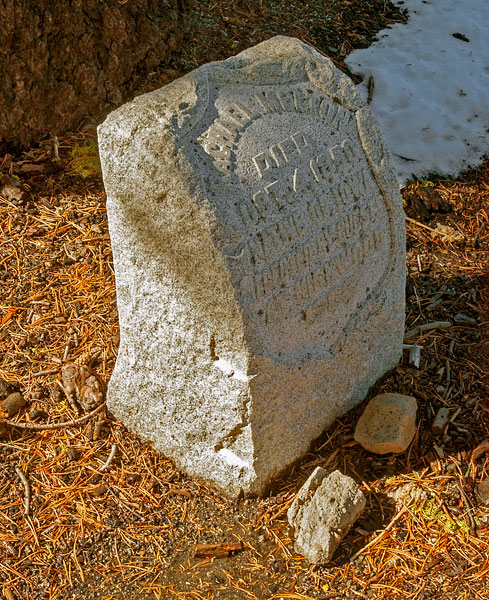 California Historical Landmark #28: Maiden's Grave
