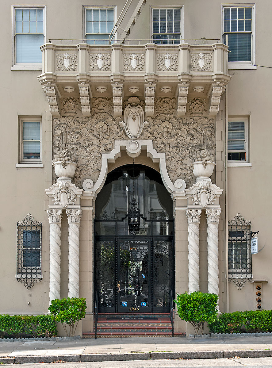 1945 Broadway in Pacific Heights, designed by H. C. Baumann, built 1929