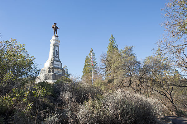 California Historical Landmark #143: James Marshall Gold Discovery Monument