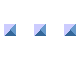Row of Blue Diamonds