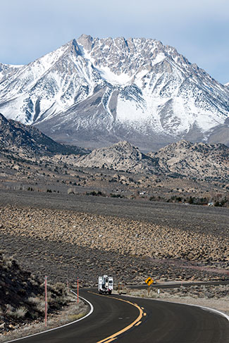 State Route 168 in the Inyo National Forest