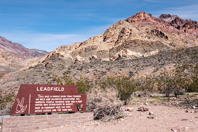National Register #75000221: Leadfield in Death Valley National Park