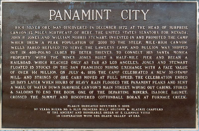 Historic Point of Interest: Panamint City in Death Valley National Park