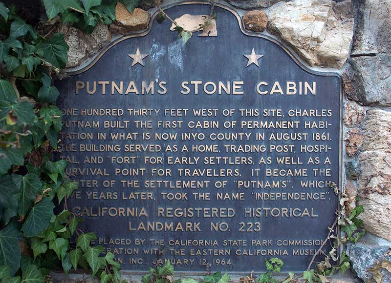 California Historical Landmark #223: Putnam