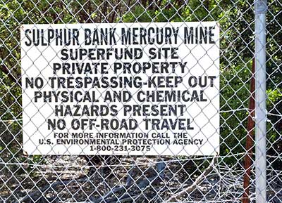 California Landmark 428: Site of Sulphur Bank Mine in Lake County
