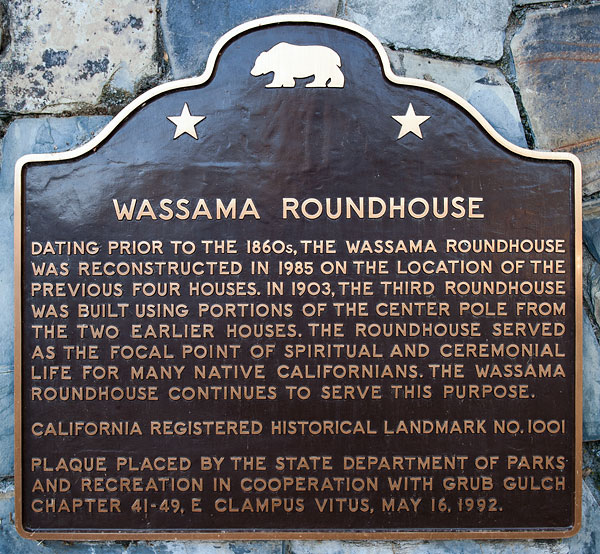 California Landmark 1001: Wassama Roundhouse in Madera County