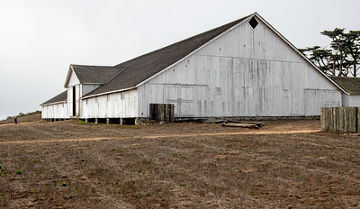 Southeast Corner of the Pierce Ranch Hay Barn