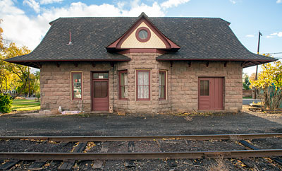 National Register #85000357: Nevada-California-Oregon Railway Depot in Alturas, California