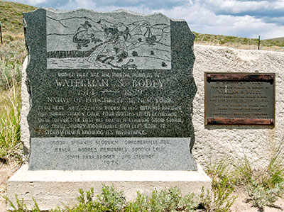 Historic Point of Interest: Bodey Grave in Bodie State Historic Park