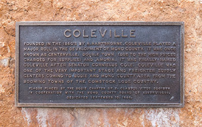 Historic Point of Interest: Coleville