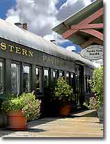 Napa Valley Railroad Depot in Calistoga, California