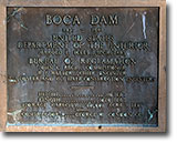 Boca Dam in Nevada County, California