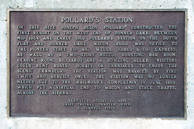 Pollard's Station at Donner Lake
