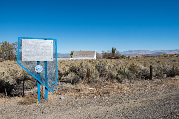 Nevada Historic Marker 118: Luther Canyon