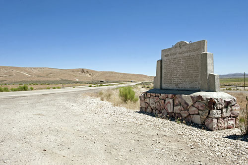 Nevada Historical Marker 3: West End of Hastings Cutoff in Elko County