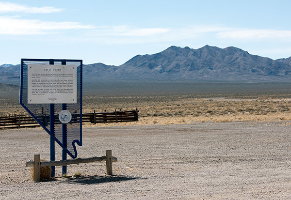 Nevada Historical Marker 156: Gold Point