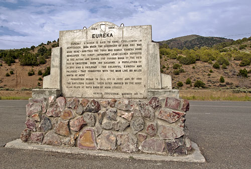 Nevada Historic Marker 11: Eureka