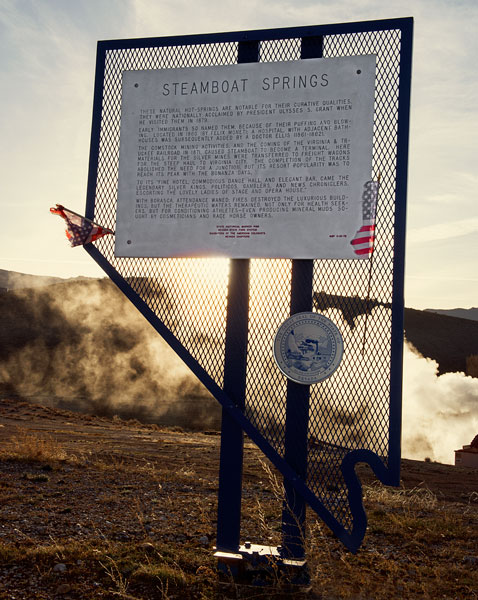 Nevada Historical Marker 198: Steamboat Springs