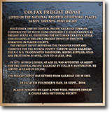 Freight Depot in Colfax, California