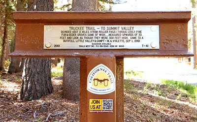 Truckee Trail 41: To Summit Valley