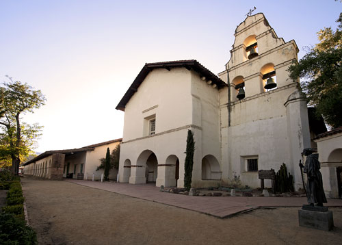 California Historical Landmark #195: Mission San Juan Bautista and Plaza