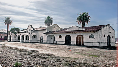 North Wing of Western Pacific Depot in Stockton