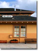 Southern Pacific Depot in Millbrae, California