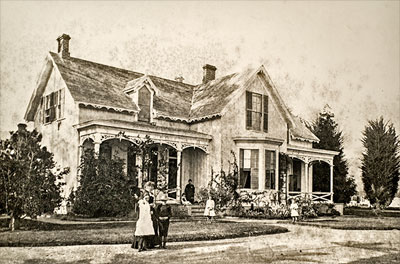 National Register #00001166: Stow House in 1885