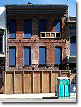 Genella and Belli Buildings in 2004. Photograph copyright &copy; 2004 by Alvis E Hendley.