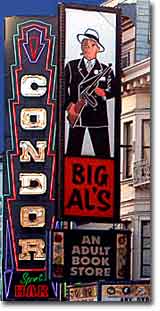 Broadway at Columbus, San Francisco. Photograph copyright &copy; 2003 by Alvis E Hendley.