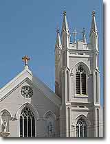 Saint Francis of Assisi, San Francisco. Photograph copyright &copy; 2002 by Alvis E Hendley.
