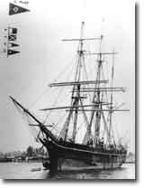 Bark <em>Lydia</em> at Port in San Francisco