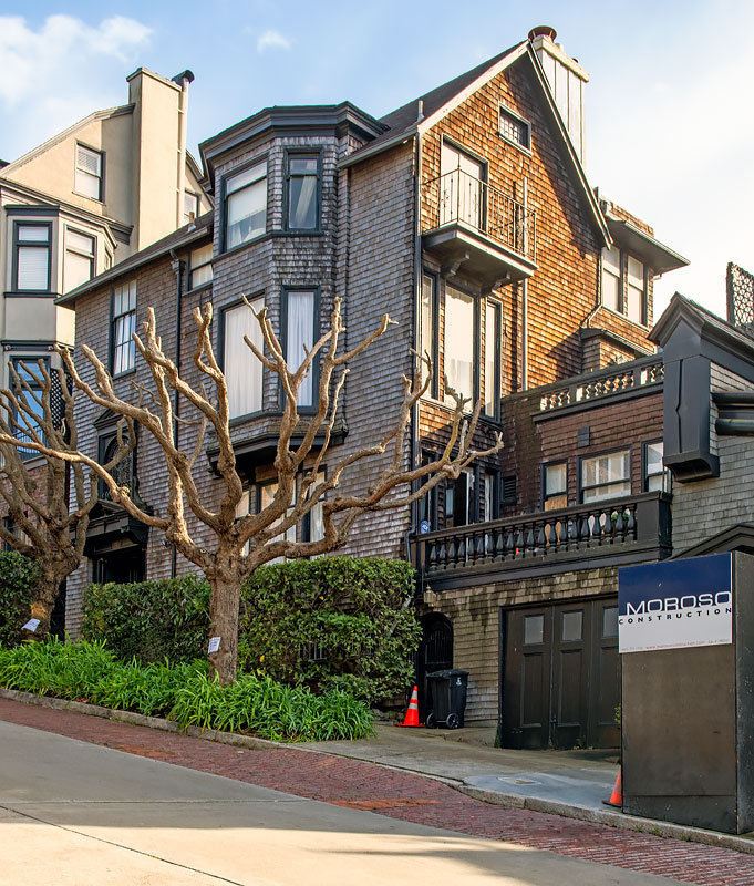 3203 Pacific Avenue in Presidio Heights was designed by Willis Polk and built in 1890.