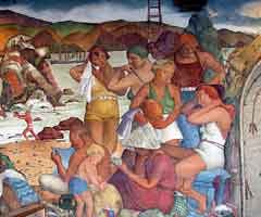 Lucien Labault fresco in the San Francisco Beach Chalet