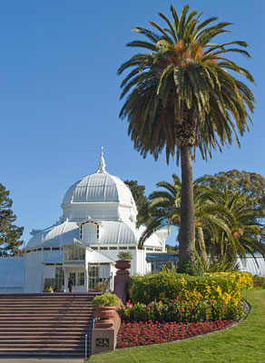 Conservatory of Flowers in Golden Gate Park. Photograph copyright &copy; 2008 by Alvis E Hendley.