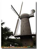The Dutch Windmill in Golden Gate Park, San Francisco. Photograph copyright &copy; 2002 by Alvis E Hendley.