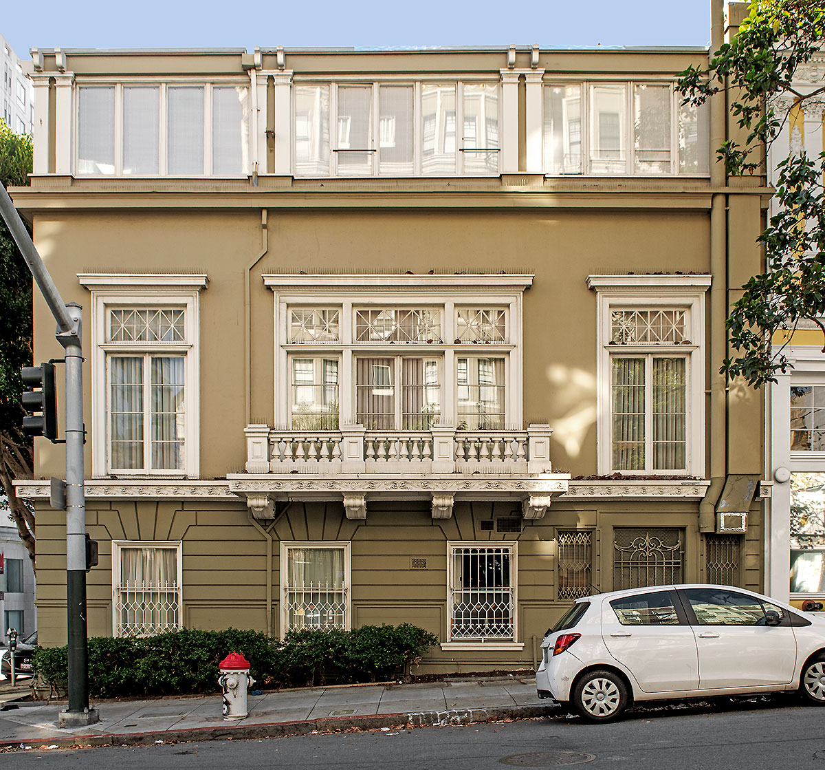 Century Club of California at 1355 Franklin Street in Pacific Heights, designed by Julia Morgan, built 1905