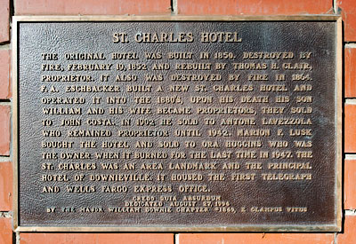 Site of the St. Charles Hotel in Downieville