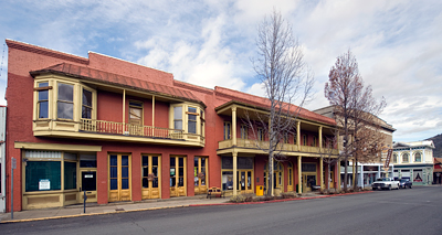 West Miner Street Historic District in Yreka, California: Franco American Hotel Building