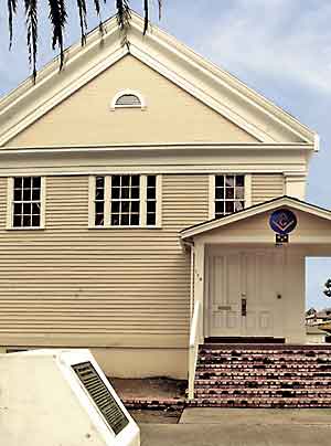 First Masonic Hall Built In California