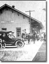 Cloverdale Train Depot Around 1920