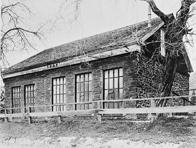 Historic Point of Interest: Odd Fellows Hall in Big Oak Flat, California