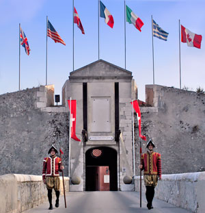 Changing of the Guard at Citadelle Saint-Elmo