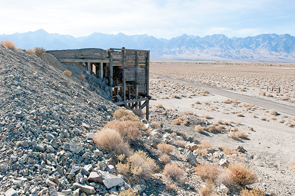 Remains of a Hard Rock Mining Structure Near the Site of Bend City