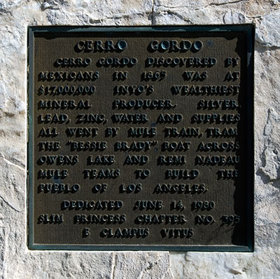 Cerro Gordo Near Death Valley, California