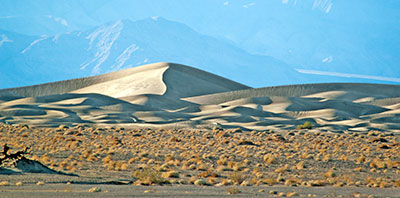 Mesquite Flat Sand Dunes in Death Valley National Park