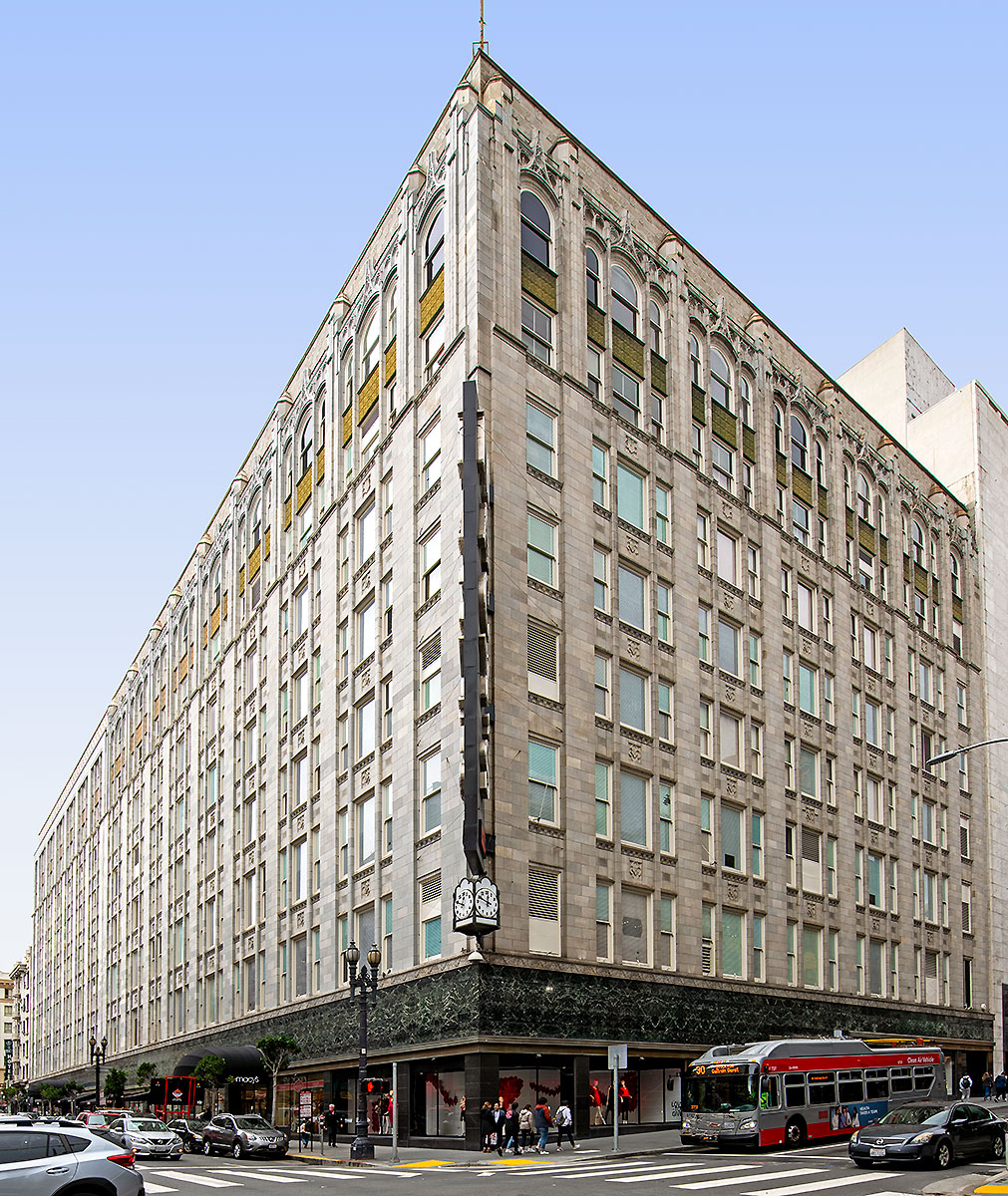 San Francisco Point of Historic Interest: Macy's Department Store Designed by Lewis Hobart