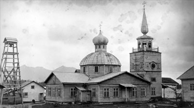 Cathedral of St. Michael the Archangel in Sitka c1890